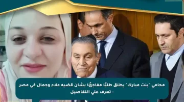 محامي “بنت مبارك” يطلق طلبًا مفاجئًا بشأن قضية علاء وجمال في مصر – تعرف على التفاصيل